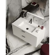 GB GROUP LAME' 08 - Mobile Bagno 110cm 417 Latte Opaco