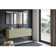 GBGROUP TRICOT 11 Bathroom Cabinet 140cm, 414 Asparago