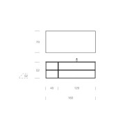 GB GROUP CLASS 07 Badezimmerschrank 160 cm – 400 Anthrazit