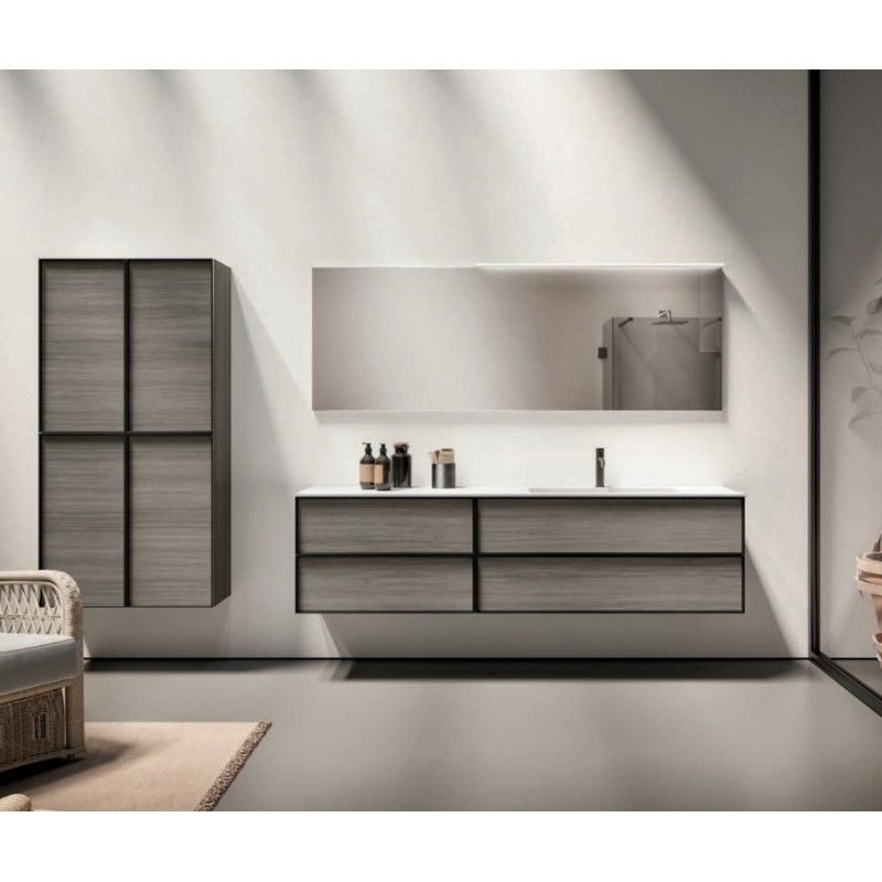 CLASS 10 Mobile Bagno 200cm GB GROUP 935 Titanio