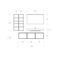 CLASS 12 Meuble de salle de bain 120 cm 408 Moka GBGROUP
