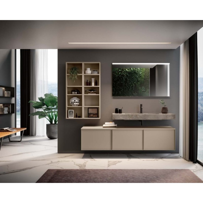 CLASS 12 Meuble de salle de bain 120 cm 408 Moka GBGROUP
