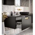 SILK 02 Bathroom Cabinet 180cm 433 Black GBGROUP