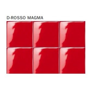 DIESEL LIVING 10X10 D-ROSSO MAGMA GLOSSY 10mm -DIESEL LIVING by IRIS 710726