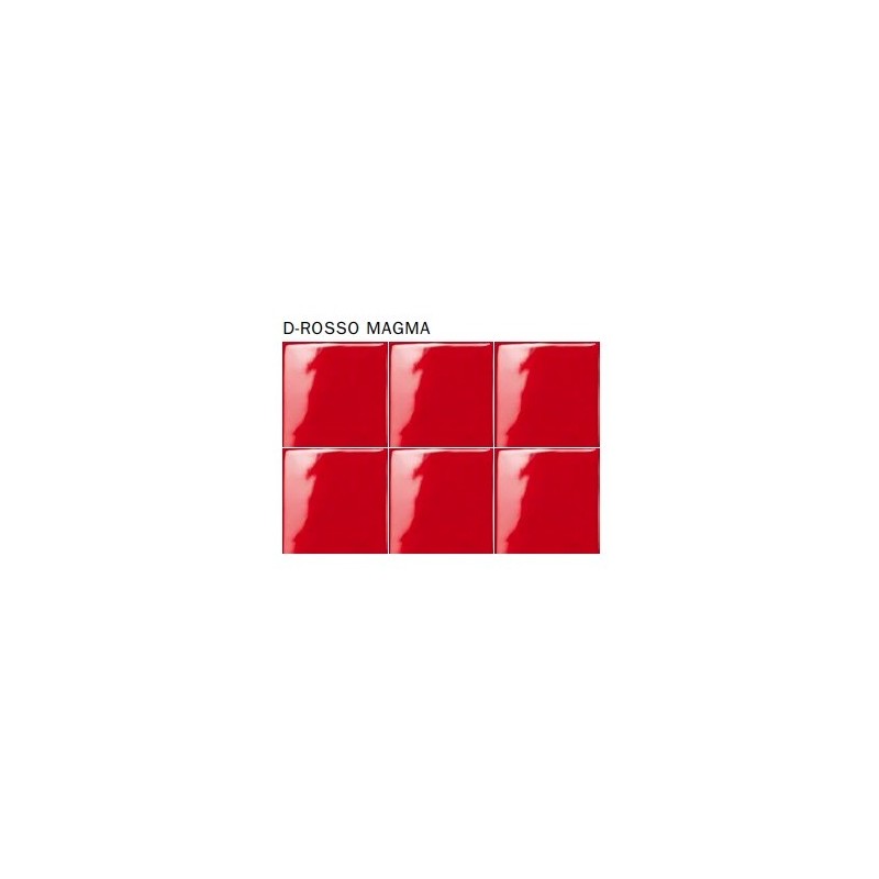 DIESEL LIVING 10X10 D-ROSSO MAGMA GLOSSY 10mm -DIESEL LIVING by IRIS 710726