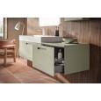GB Group SILK 05 Bathroom Cabinet 160cm – Modern Laccato Finish