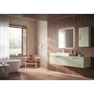 SILK 05 Badezimmerschrank 160cm – GB GROUP, modern Laccato, wandhängend