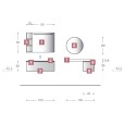 MOON 01 Mobile Bagno 100cm 404 Metropoli GBGROUP