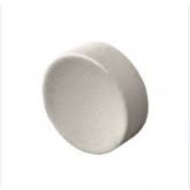 Aria Button White 4,2x1,5 cm