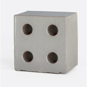 Bloc outdoor Mutina gloss Pearl 13x13x10 cm