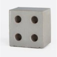 Bloc outdoor Mutina gloss Pearl 13x13x10 cm