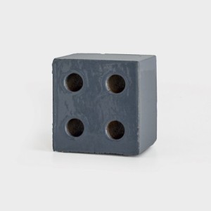 Bloc outdoor glossy blue 13x13x10cm
