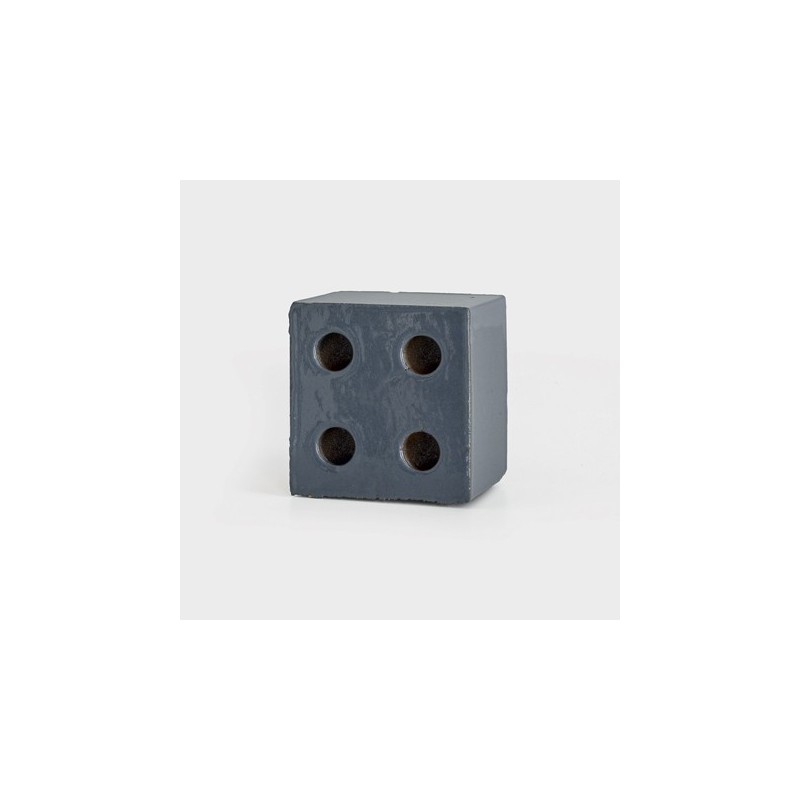 Bloc outdoor glossy blue 13x13x10cm
