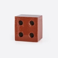 Bloc Outdoor Glossy Red 13x13x10cm