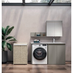GB MOON 34 Modern Laccato Washstand, 140cm, 25kg
