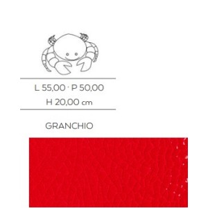 CERASARDA Animali d'arredo Granchio Rosso Gra52