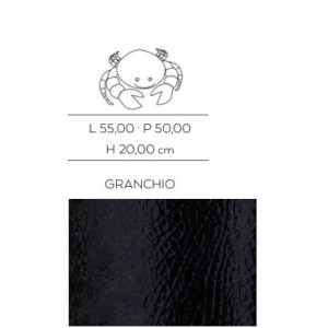 ANIMALI D'ARREDO GRANCHIO NERO - CERASARDA GRA80