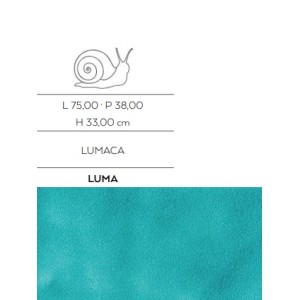 Animali d'Arredo LUMACA VERDE ACQUA CERASARDA LUMA51