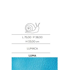 ANIMALI D'ARREDO LUMACA TURCHESE - CERASARDA LUMA56