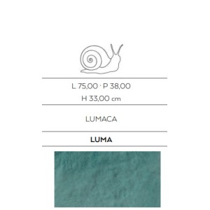 ANIMALI D'ARREDO LUMACA AZZURRO OT - CERASARDA
