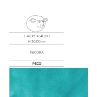 PECORA VERDE ACQUA - CERASARDA Animali d'arredo, 20kg