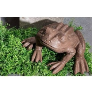 Rana corten ceramico animali d'arredo, CRS RANACC