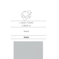 RANA BIANCA CERASARDA RANA40 Gartenfigur
