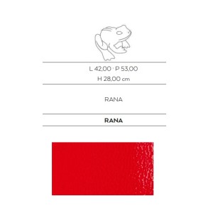 Rana rossa viva H28 CerasaRda - Animali d'arredo