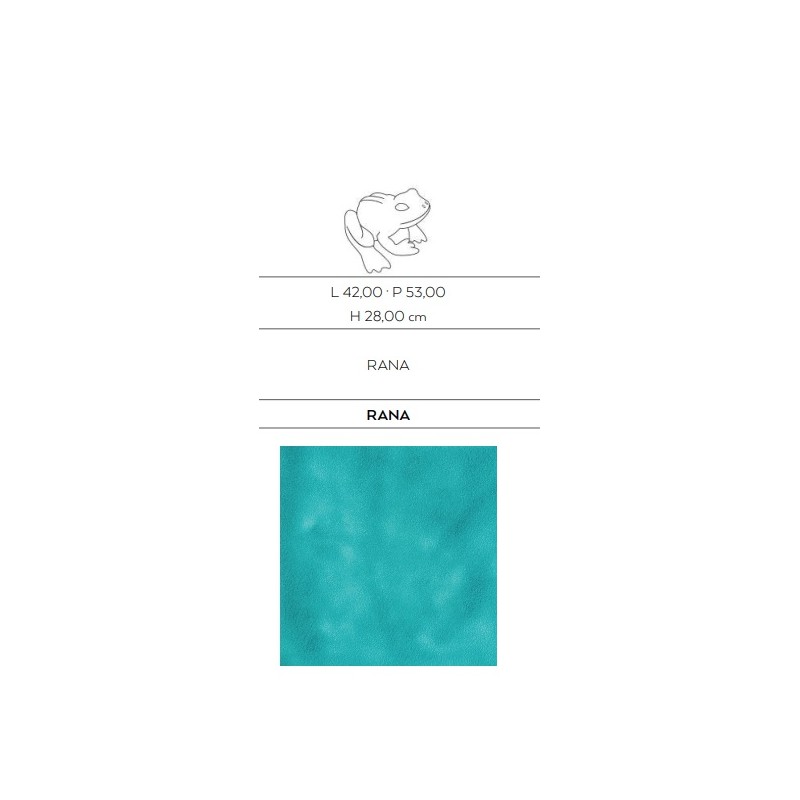 Rana Verde Acqua CERASARDA – Animali d'arredo, CRS RANA51