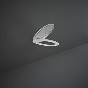 CLEON Harnstoff-Toilettensitz Rak Ceramics – modernes WC mit Bidet-Funktion, Soft-Close, Alpinweiß