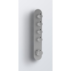 TERMOSTATICI Einbau Mixer 4 Hähne Chrome Bongio 32542 – Modern Dusche