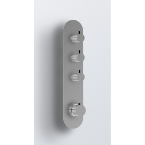 Termostatische Einbau-Mixer 3 Jet Chrome Bongio 32542