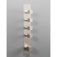 TERMOSTATICI Einbau Mixer 3 Hähne – Chrome Bongio 43542, modern Showerpipe