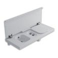 G-FULL 120 WC rechts mit Abdeckung BIANCA 1200x500 YXH2 HATRIA