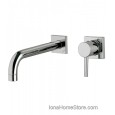 Bongio T SQUARE mitigeur de lavabo avec haut-bouche 230 mm BONGIO RUBINETTERIE  - 1