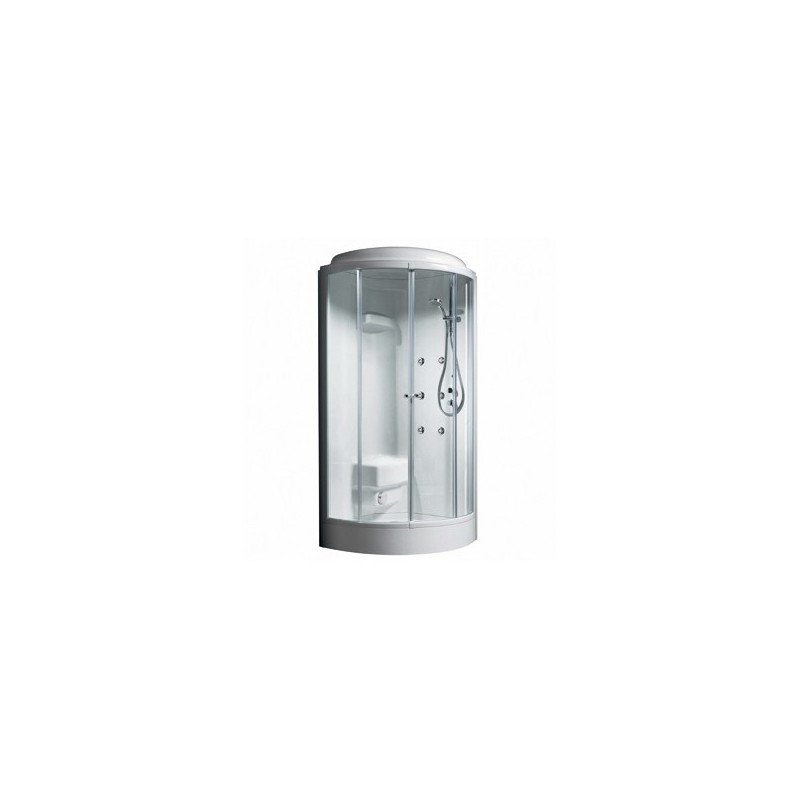 BOX DOCCIA ANGOLARE ASIR 90x90 SENZA BAGNO DI VAPORE SAMO