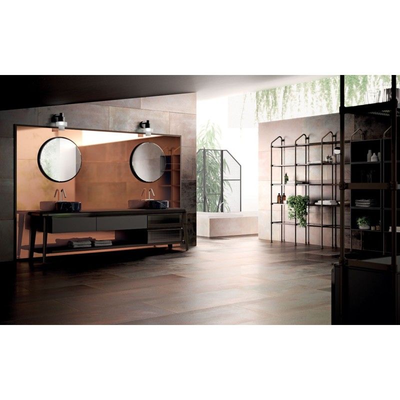 DIVING Metallic RED SQ. 120X60 cm STAGE Diesel Living 892289 Iris Ceramica