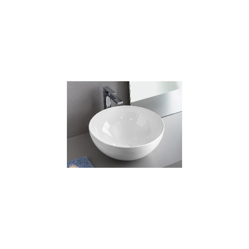 La Ciotola 46  Lavabo Appoggio 46x46cm WASHBASINS Artceram ARTCERAM - 1