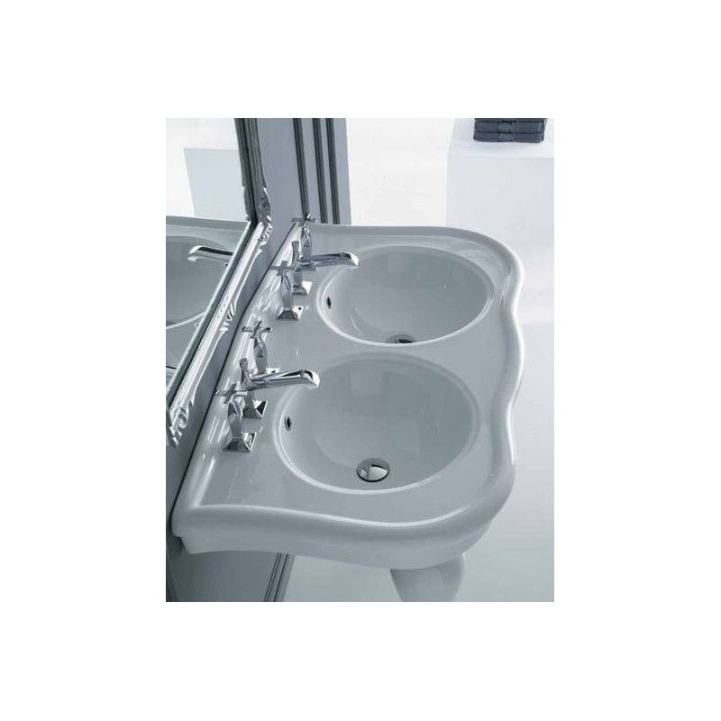 CONSOLE PAOLINA 110 DOUBLE BOWL Disegno Ceramica DISEGNO CERAMICA - 1