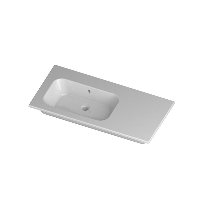 CONSOLE QUBO 106 SQUARE LEFT Disegno Ceramica DISEGNO CERAMICA - 1