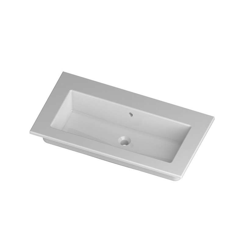 LAVABO QUBO 96 FRAME Disegno Ceramica DISEGNO CERAMICA - 1