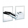 ACQUAVIVA BRILLIANT Groupe évier mur avec Bouche encastré 220mm et Mixer 55538/22 BONGIO RUBINETTERIE  - 1