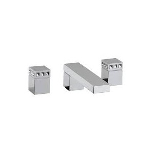 PURE GLAME Groupe évier 3 trous avec vidanger clic-clac 6P501 BONGIO RUBINETTERIE  - 1