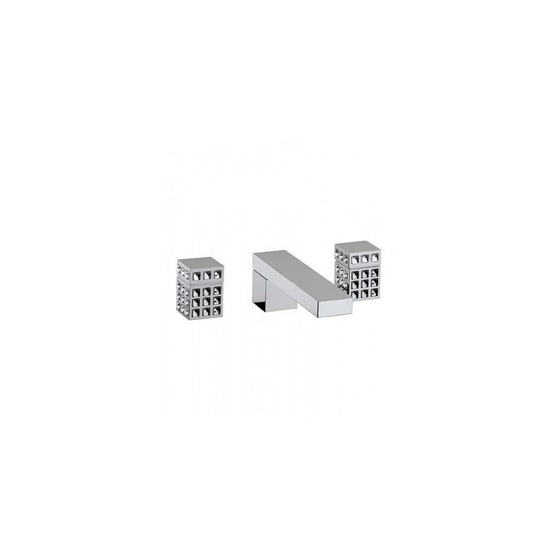 PURE GLAME LUX Groupe évier 3 trous avec vidanger clic-clac 6L501 BONGIO RUBINETTERIE  - 1