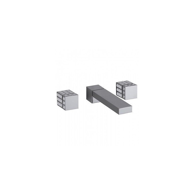 PURE GLAME LUX Groupe évierencastré 3 trous avec Bouche 220mm 6L538/22 BONGIO RUBINETTERIE  - 1