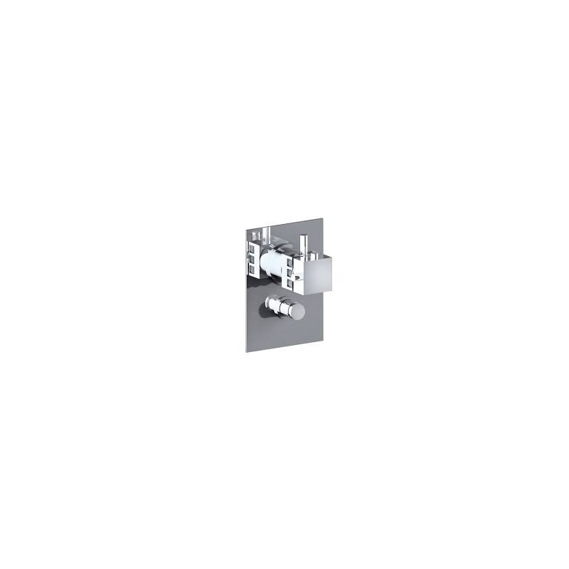 PURE GLAME LUX Built-in coaxial thermostatic Mixer with diverter 3L549 BONGIO RUBINETTERIE  - 1