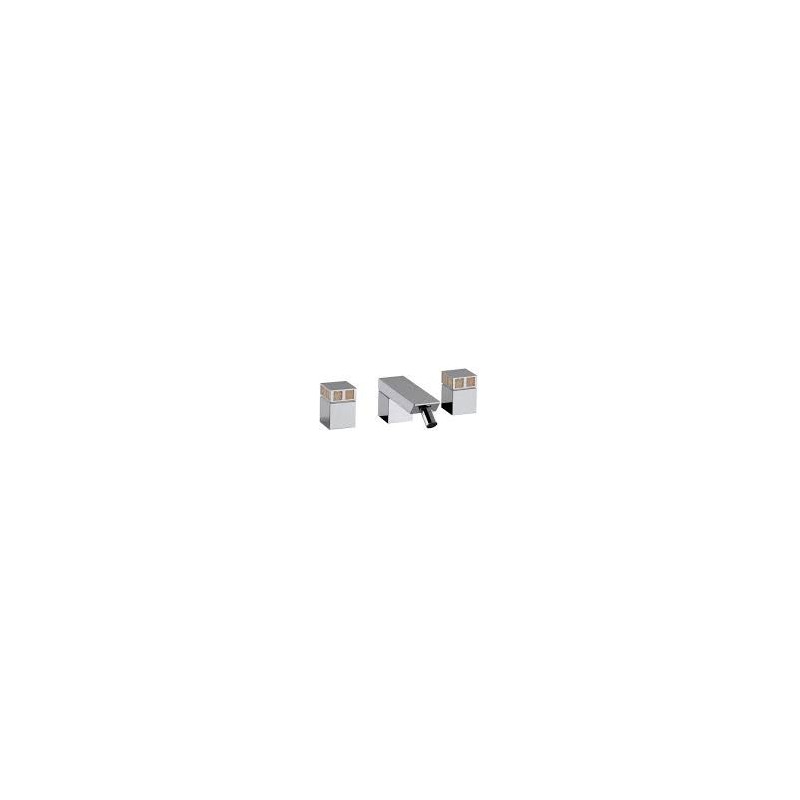 PURE GLAM DECOR Groupe Bidet 3 trous avec vidanger clic-clac 6D503 BONGIO RUBINETTERIE  - 1