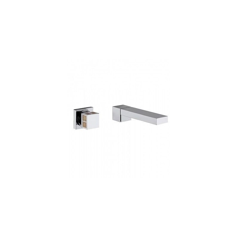 PURE GLAM DECOR Mixer évier encastré avec Bouche 220mm 3D538/22 BONGIO RUBINETTERIE  - 1