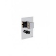PURE GLAM DECOR Mixer douche encastré avec Déviateur 3D529 BONGIO RUBINETTERIE  - 1