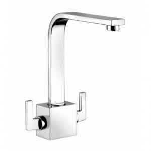 MYAMIX Un trou évier avec vidanger clic-clac e bec pivotant 45521 BONGIO RUBINETTERIE  - 1